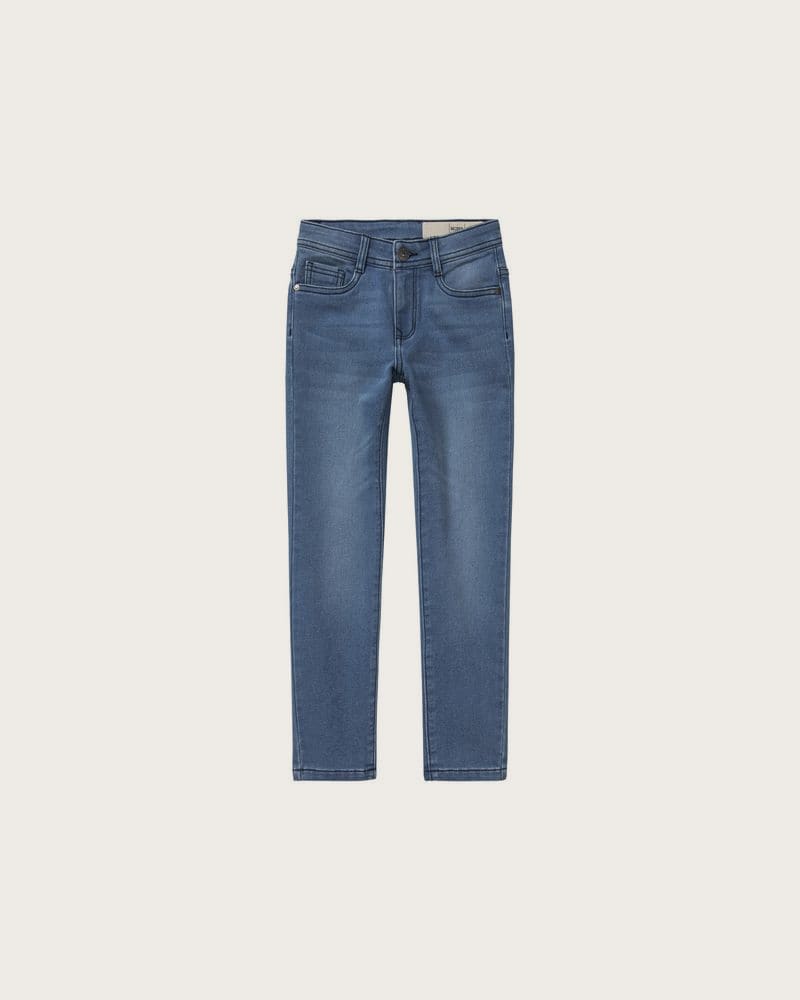 PEPPERTS!® Chlapčenské teplákové džínsy, Skinny Fit, s bavlnou. (modrá, 152)