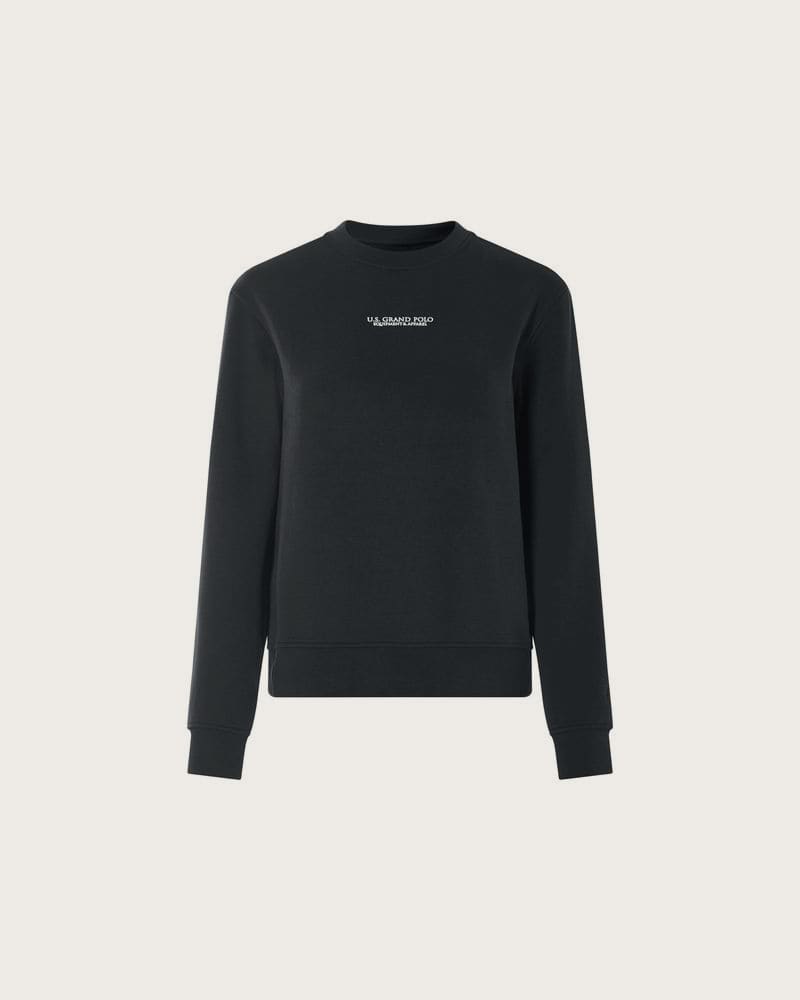 ESMARA® x U.S. Grand Polo dámsky sveter / mikina s kapucňou (čierna, S (36/38))