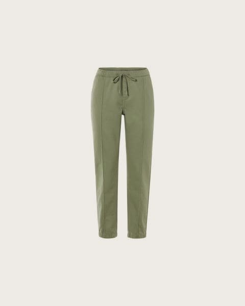 ESMARA® Dámske denimové joggery, Relaxed Fit, normálna výška pásu. (zelená, 34)