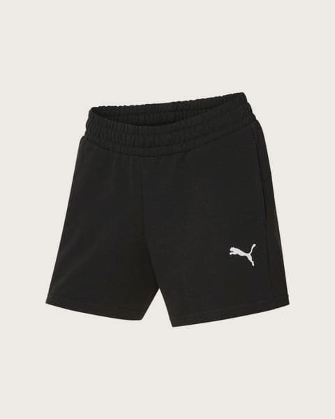 PUMA Dámske teplákové šortky „TeamGOAL Casuals“, so stredne vysokým pásom. (čierna)