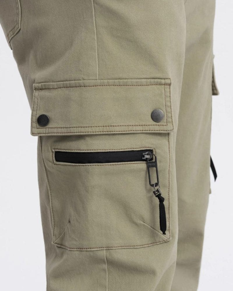 Trendové khaki joggery – fotka 6