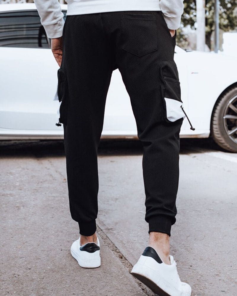 Originálne čierne kapsáčové joggery – fotka 2