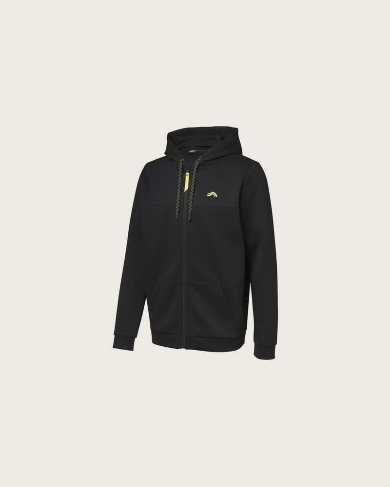 CRIVIT Pánska mikina na zips s klokaním vreckom (čierna, M (48/50))