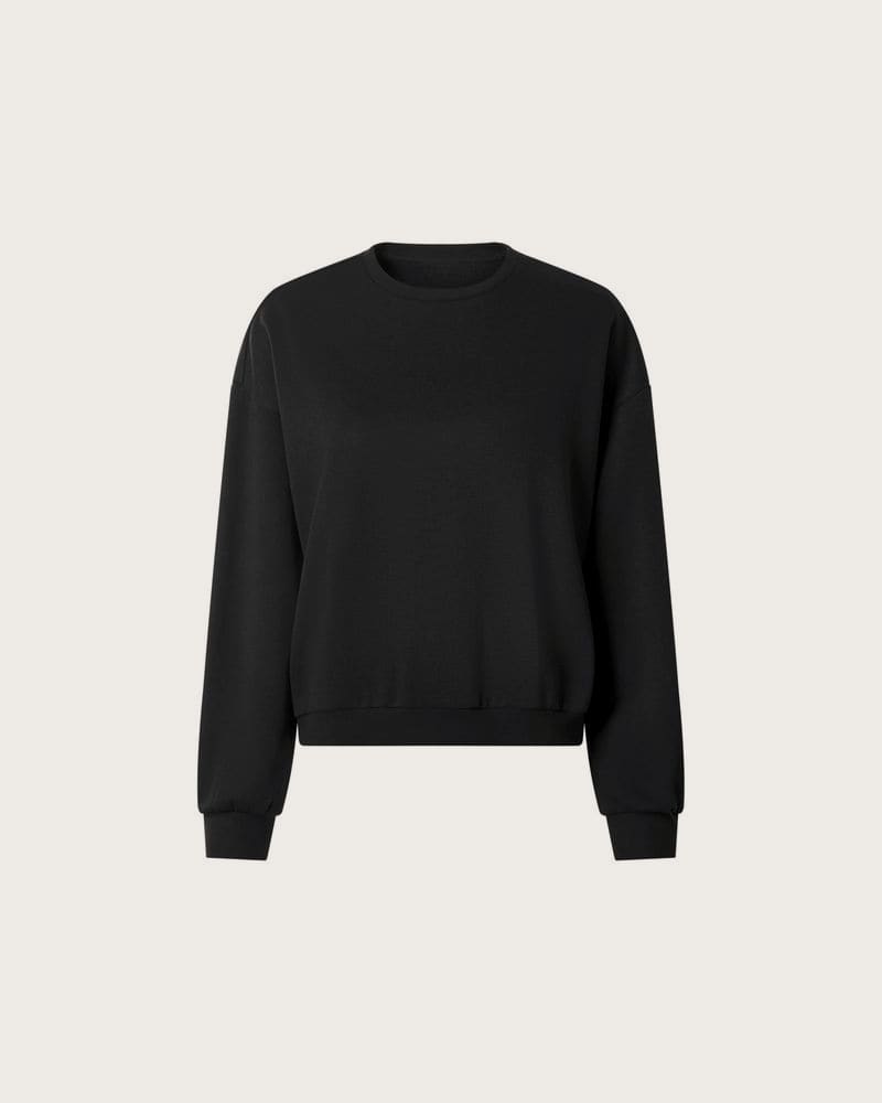 ESMARA® Dámska mikina / mikina s kapucňou (čierna, XL (48/50))