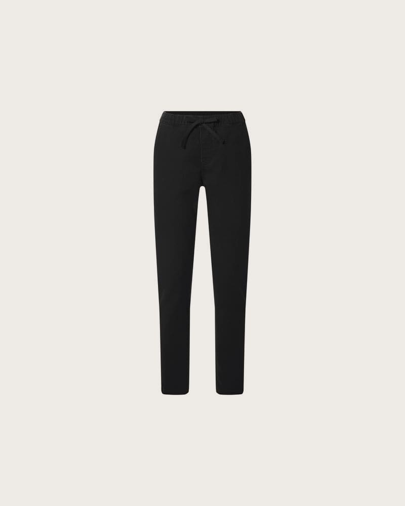 ESMARA® Dámske denimové joggery, normálna výška pásu. (čierna, 34)