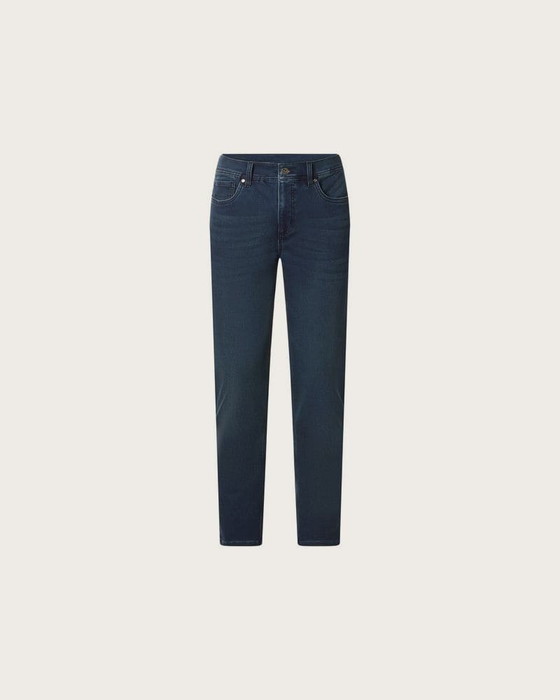 ESMARA MEN Pánske teplákové džínsy, Straight Fit (tmavomodrá, 54 (38/32))