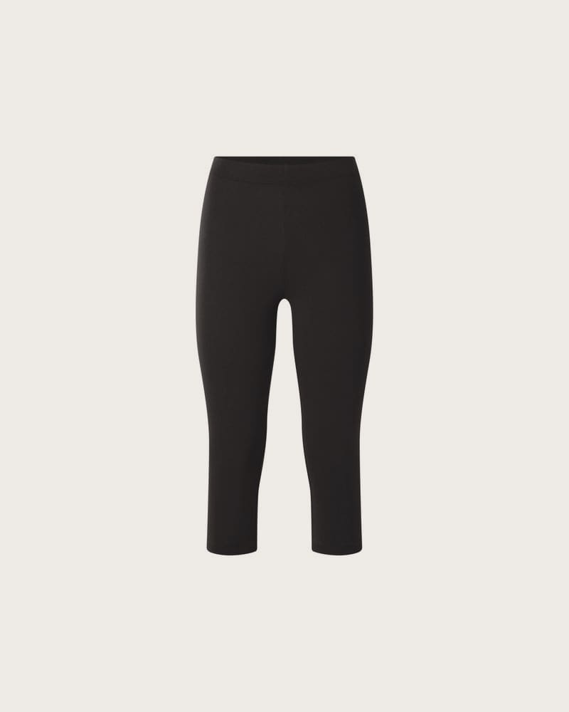 ESMARA® Dámske capri legíny (čierna, S (36/38))