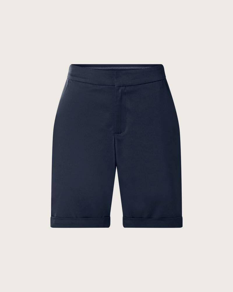 ESMARA® Dámske bermudy / šortky (navy modrá, 34)