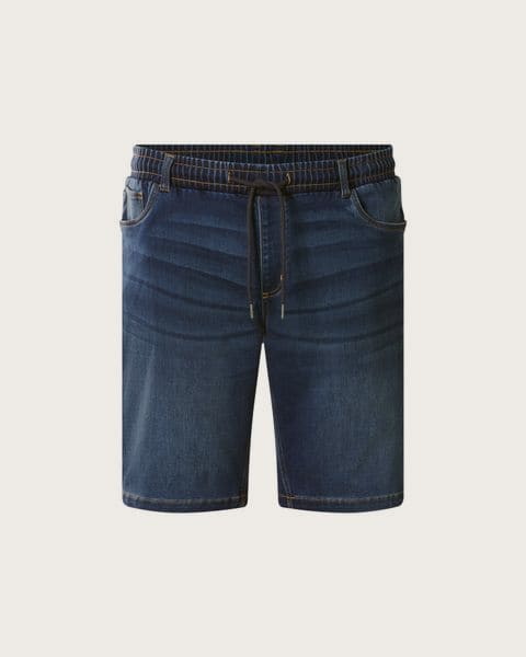 ESMARA MEN Pánske teplákové denimové bermudy (modrá, XXL (60/62))