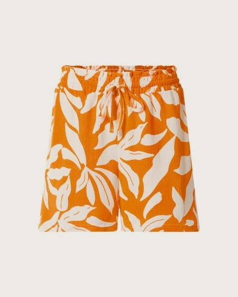 ESMARA® Dámske šortky (oranžová/biela, XS(32/34))