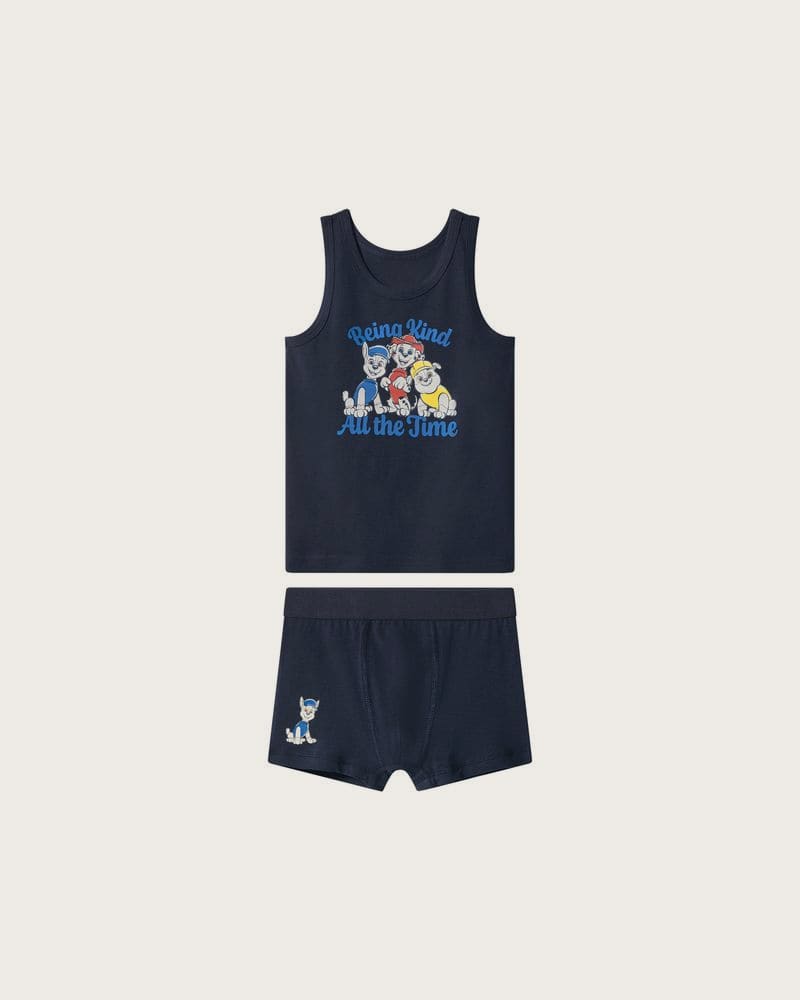 LUPILU® Súprava bielizne pre batoľatá „Paw Patrol“, 2-dielna. (navy modrá, 122/128)