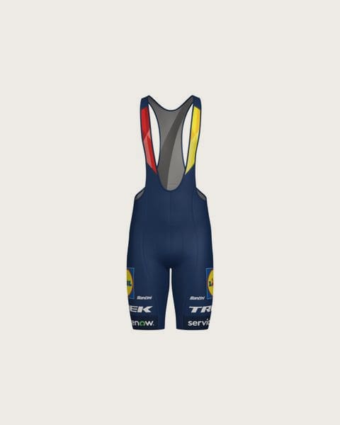 SANTINI Team Lidl-Trek 2026, pánske cyklistické nohavice s trakmi. (XL)