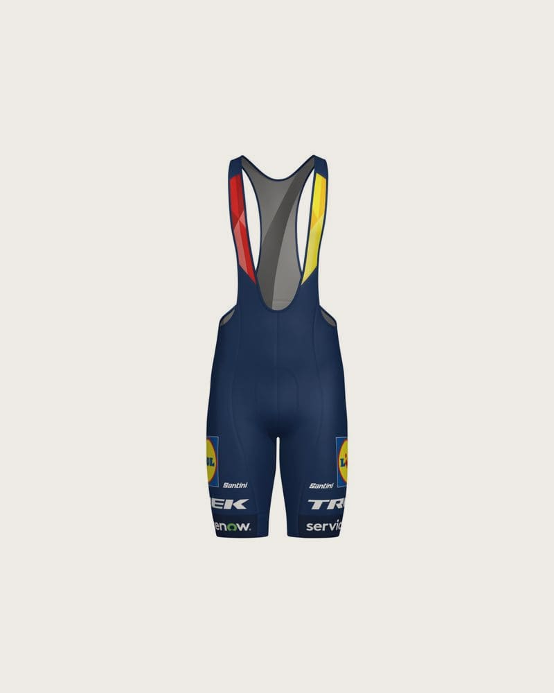 SANTINI Team Lidl-Trek 2026, pánske cyklistické nohavice s trakmi. (XL)