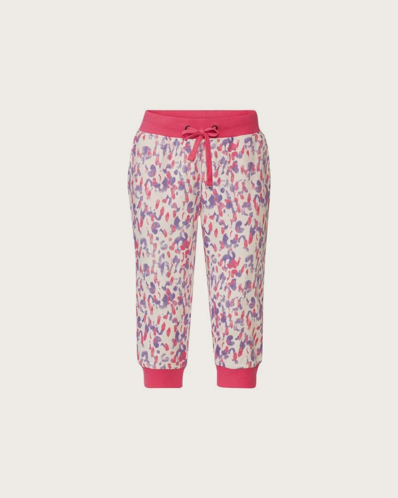 ESMARA® Dámske capri nohavice, štandardná výška pásu, s bavlnou. (vzor, M (40/42))