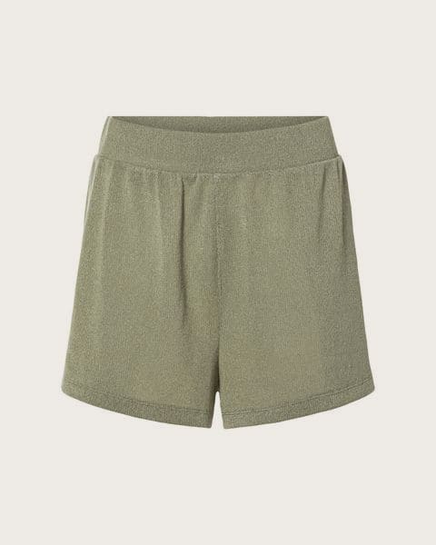 ESMARA® Dámske šortky s elastickým pásom (zelená, XS (32/34))