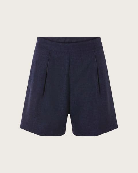 ESMARA® Dámske šortky v ľanovom vzhľade (navy modrá, 40)