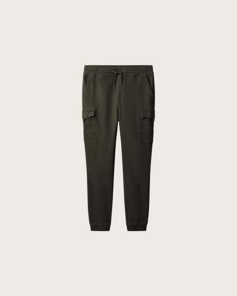 ESMARA MEN Tepláky / Cargo tepláky (olivová, S (44/46))