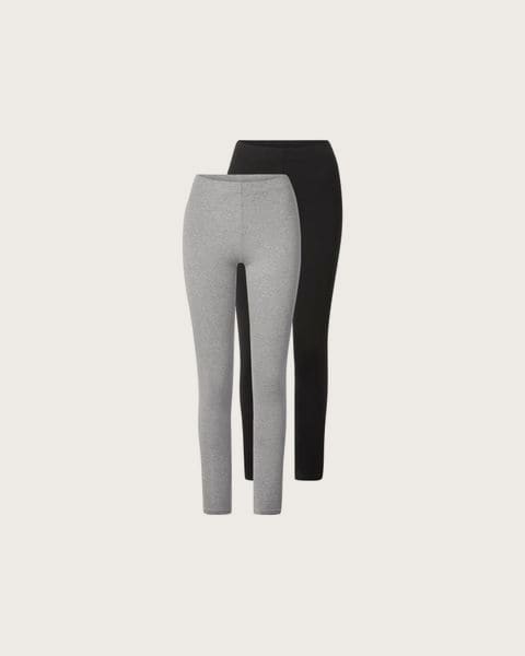 ESMARA® Dámske legíny (čierna/sivá, XS (32/34))