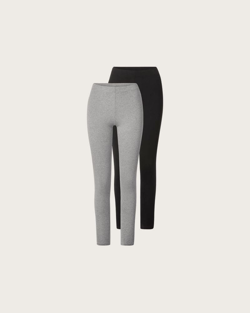 ESMARA® Dámske legíny (čierna/sivá, XS (32/34))