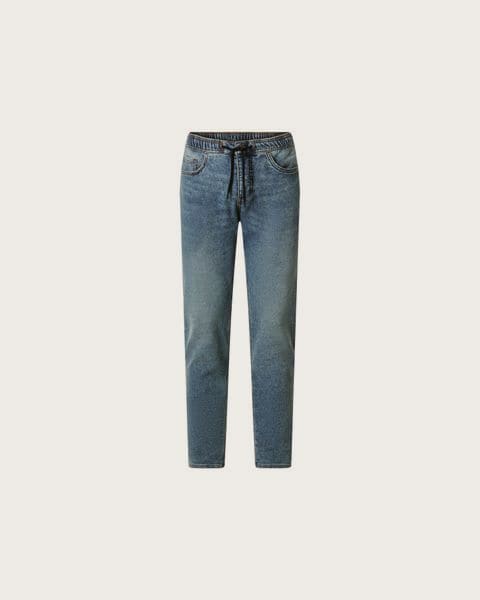 ESMARA MEN Pánske teplákové džínsy, Straight Fit (bledomodrá, 50 (34/32))
