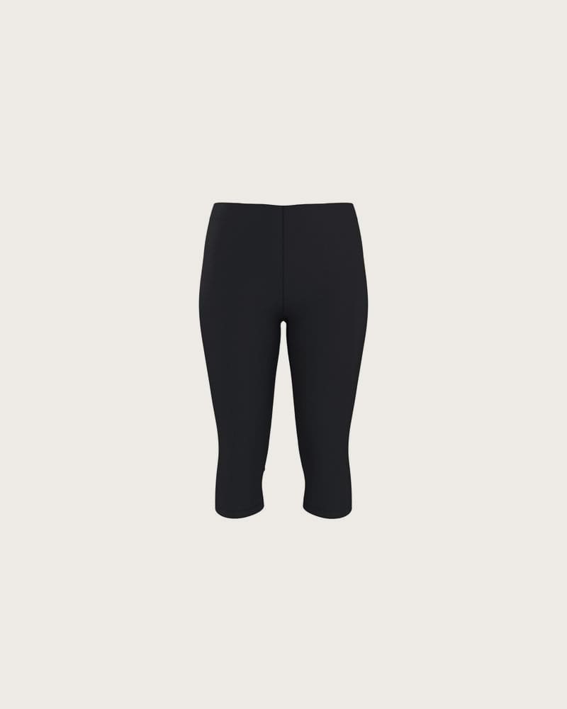 ESMARA® Dámske capri legíny (čierna, XS (32/34))