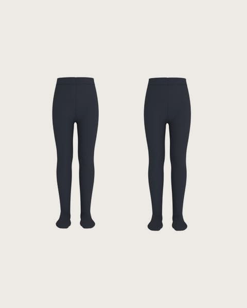 LUPILU® Dievčenské termopančuchy/termolegíny, 2 kusy (pančuchy, navy modrá, 110/116)
