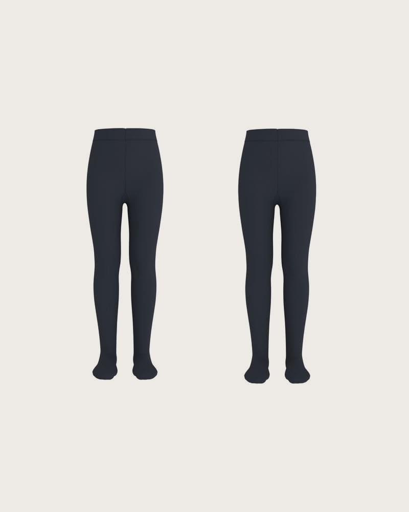 LUPILU® Dievčenské termopančuchy/termolegíny, 2 kusy (pančuchy, navy modrá, 110/116)