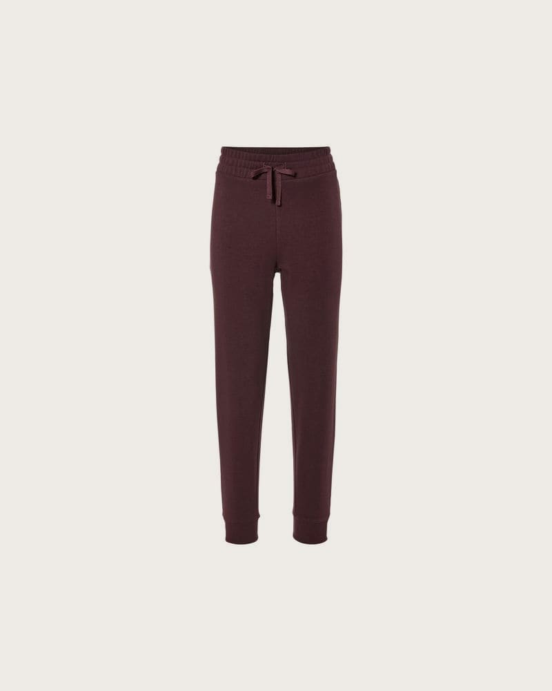 ESMARA® Dámske tepláky s manžetami (bordová, S (36/38))