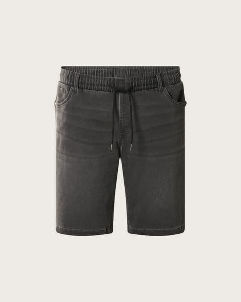 ESMARA MEN Pánske teplákové denimové bermudy (antracitová, 3XL (64/66))