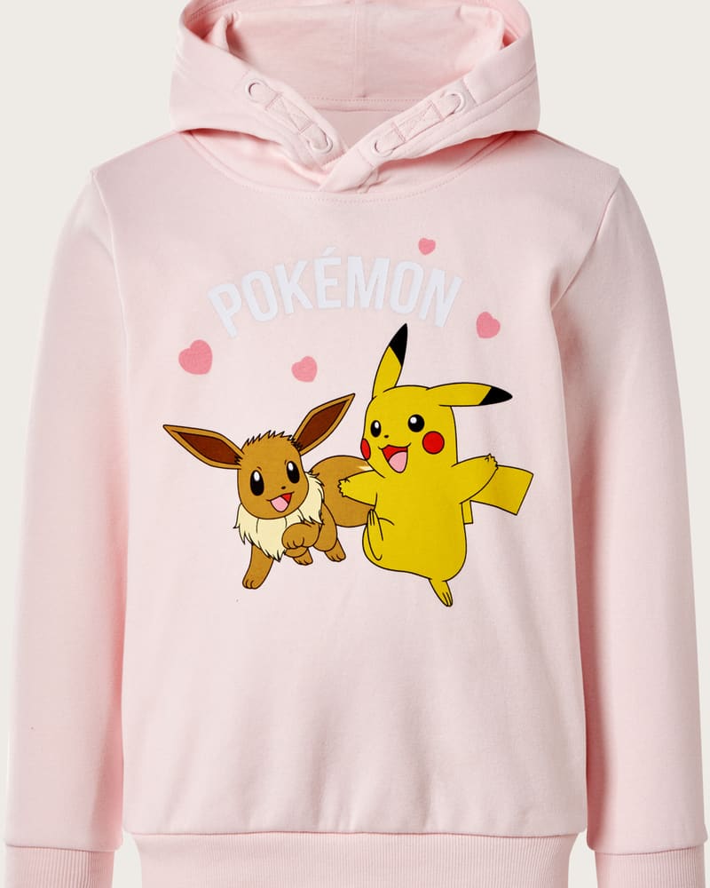 LUPILU® Detská mikina s kapucňou Pokémon (ružová, 110/116)