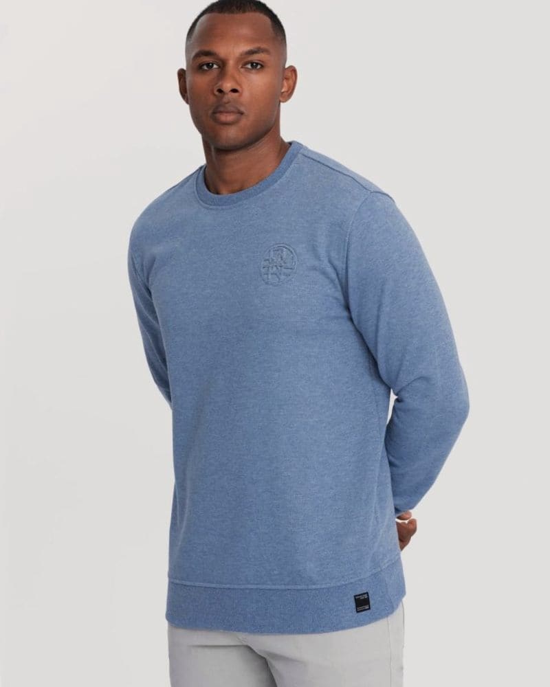 Pánska denim mikina s logom