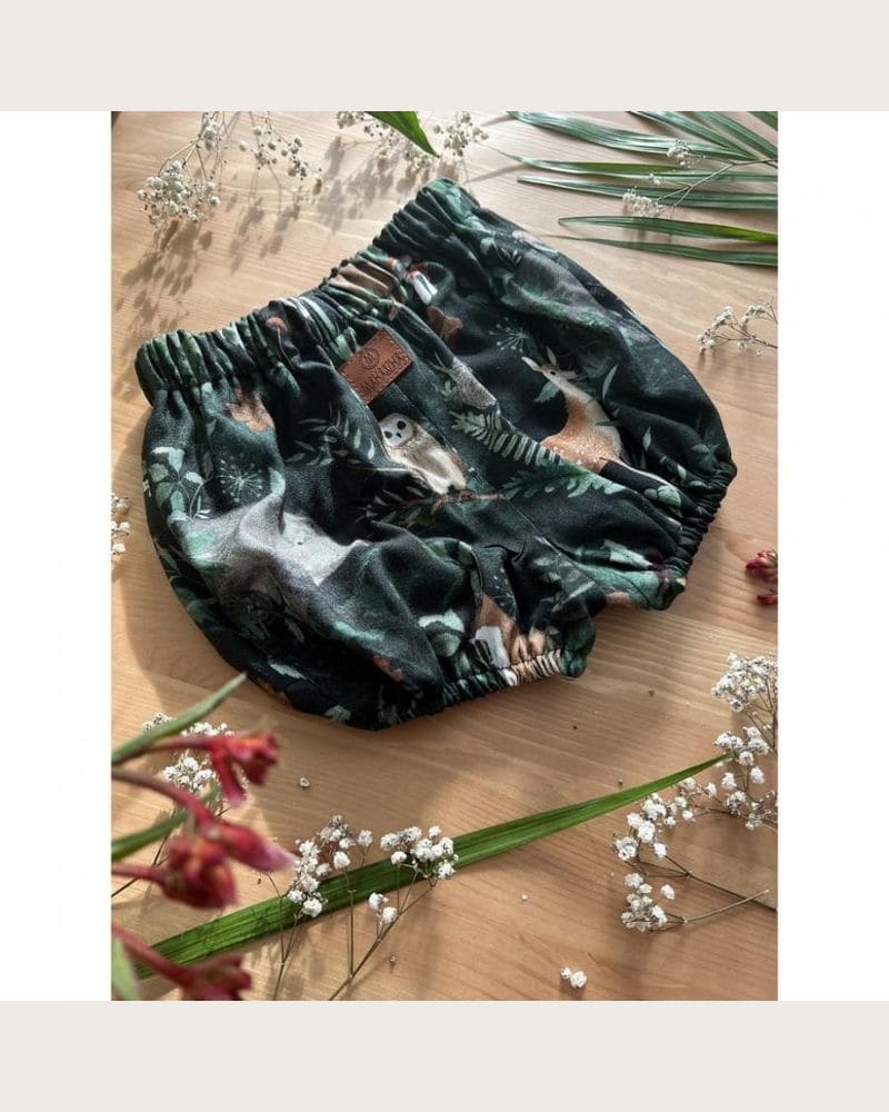 Detské kraťasy bloomers s potlačou zvierat – fotka 2