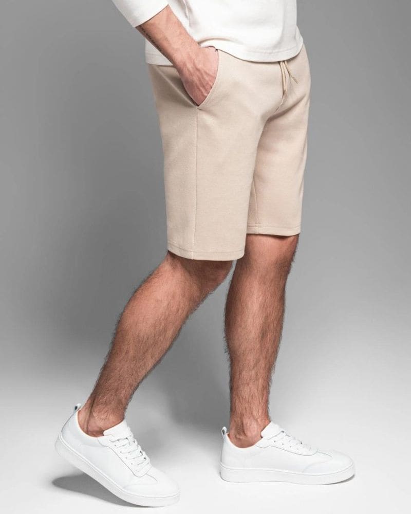 Béžové chinos kraťasy – fotka 8