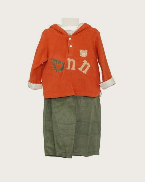 Dojčenská chlapčenská súprava, Pidilidi, 950485, oranžová