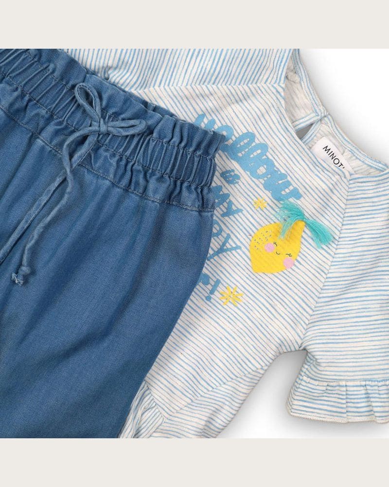 Dojčenský set dievčenský, Minoti, lemon 1, holka – fotka 5