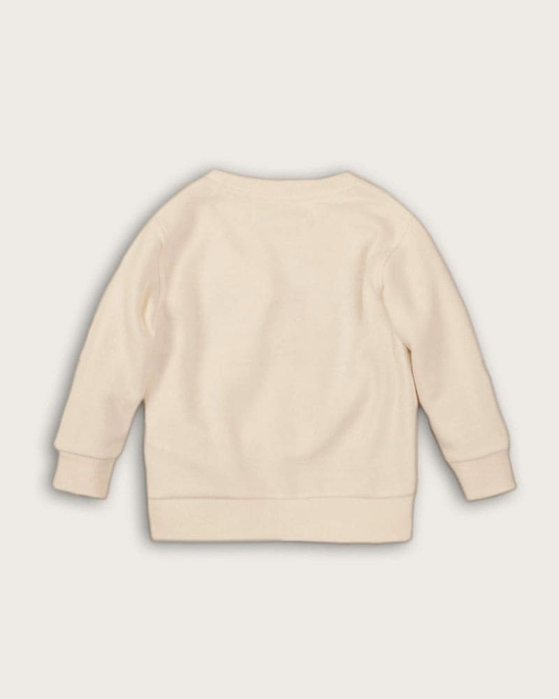 Chlapčenská mikina s kapucňou, Minoti, TB FLEECE CREW 6, biela – fotka 2