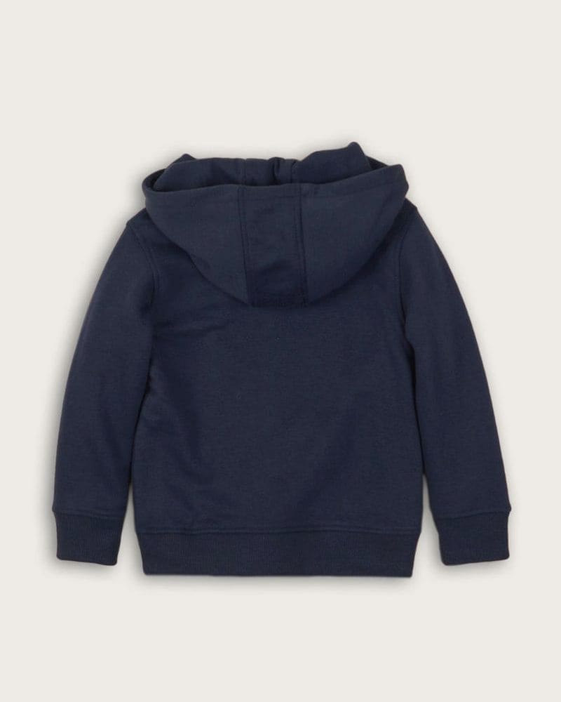 Chlapčenská mikina, Minoti, KB FLEECE HOODY 7, tmavomodrá – fotka 2