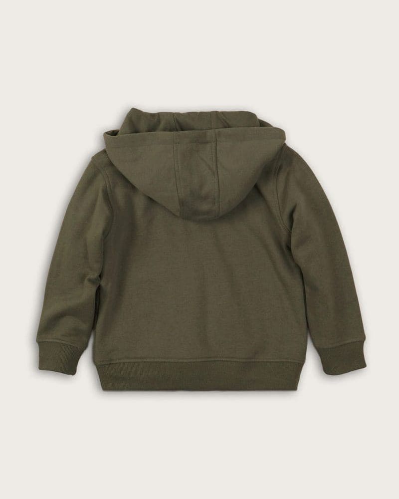 Chlapčenská mikina, Minoti, KB FLEECE HOODY 9, khaki – fotka 2
