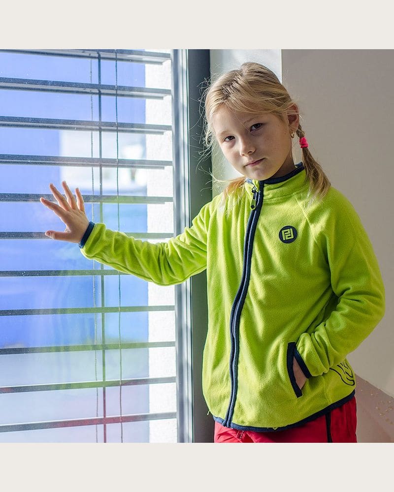 Detská fleecová mikina, Pidilidi, PD1119-19, zelená – fotka 2