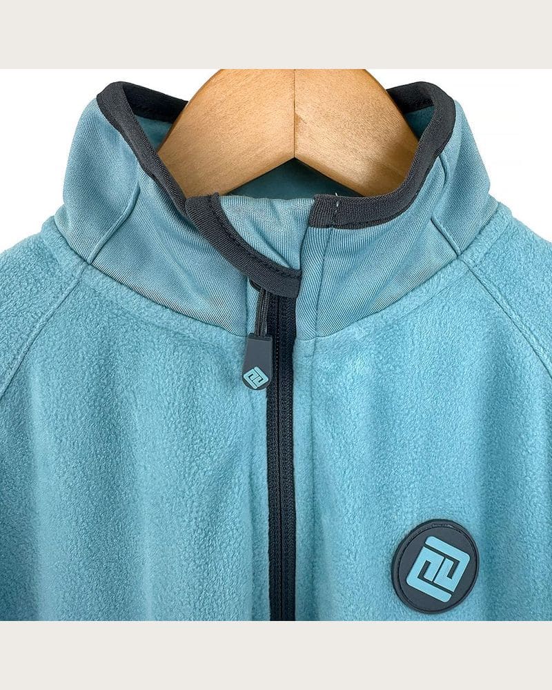 Detská športová outdoorová mikina na zips Pidilidi PD1170-15 Turquoise – fotka 3