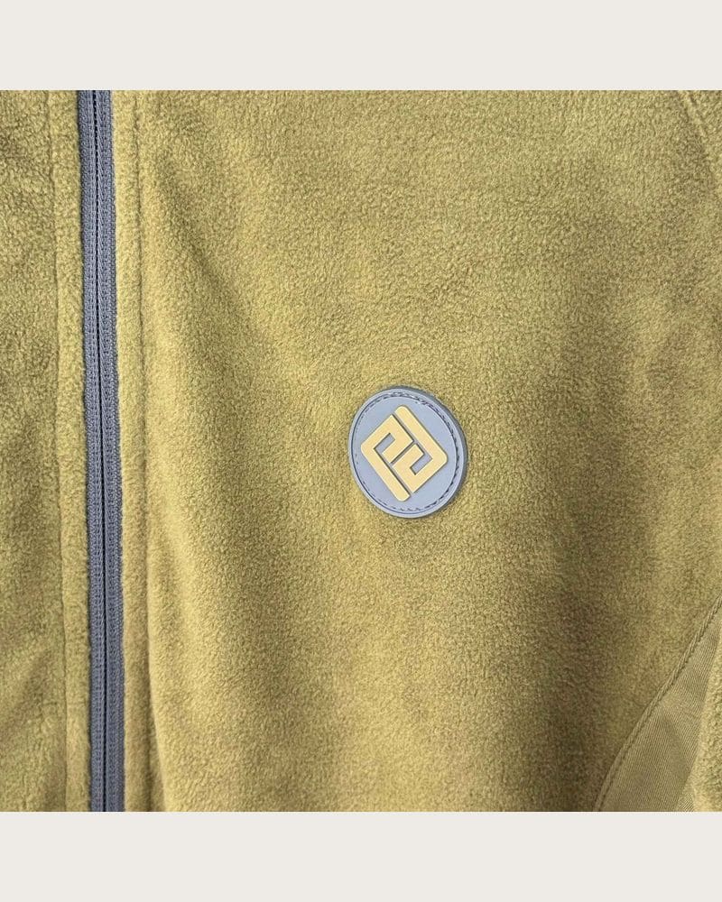 Outdoorová fleecová mikina na zips Pidilidi PD1171-14 Khaki - S – fotka 5