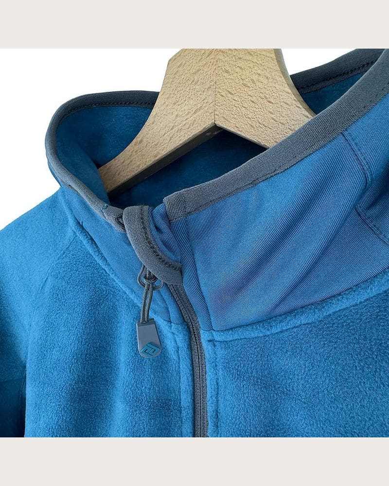 Pánska outdoorová fleecová mikina na zips Pidilidi PD1171-04 Blue - S – fotka 5