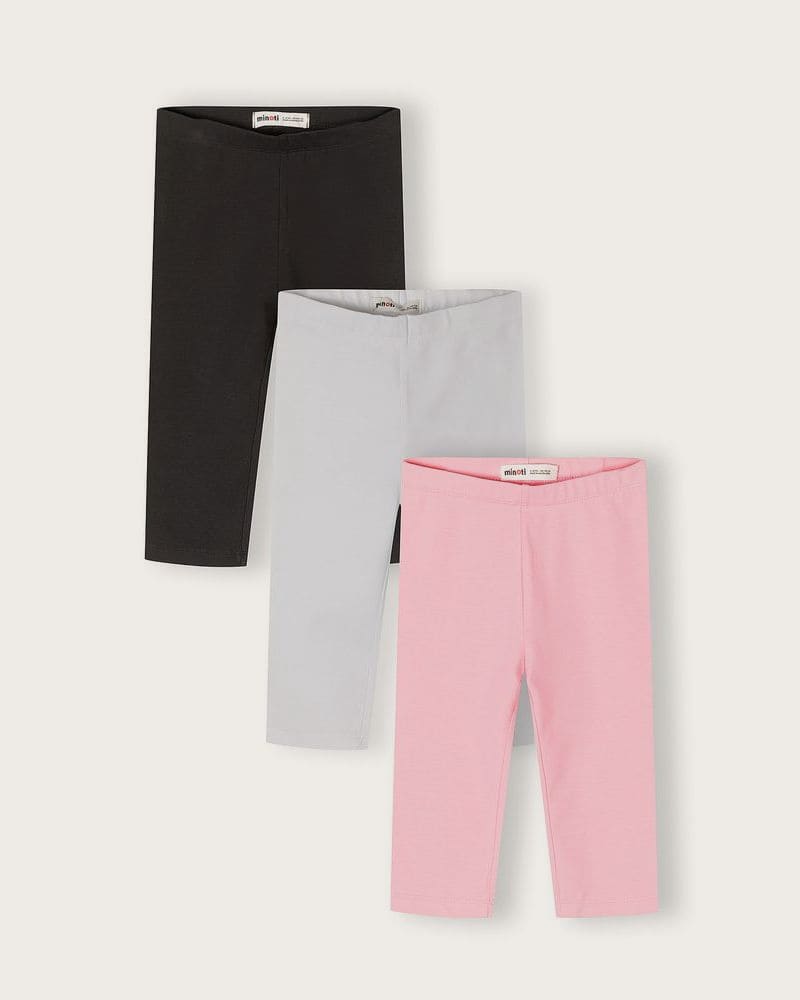 Dievčenské capri legíny 3pack Minoti 30LEGGING103