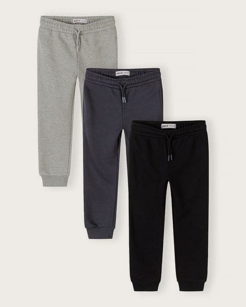 Tepláky slim-fit s elastickým pásom a sťahovacou šnúrkou 3pack Minoti 29FLEECE287
