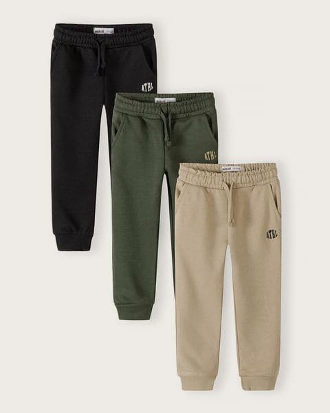 Chlapčenské tepláky s elastickým pásom a sťahovacou šnúrkou 3pack Minoti 29FLEECE203