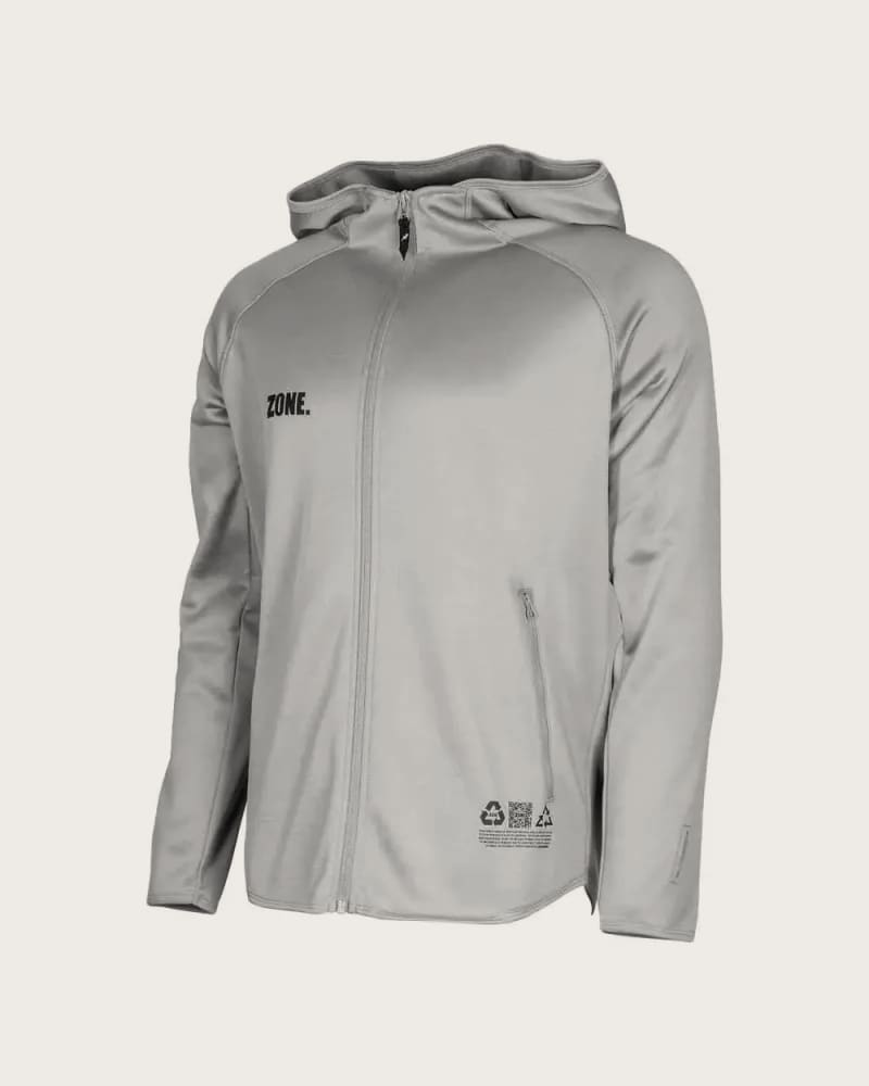 Zone Hood Zip Modern Grey