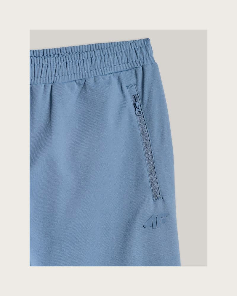 Pánske tepláky 4F TROUSERS FNK M1046-32M-DENIM MELANGE – fotka 4