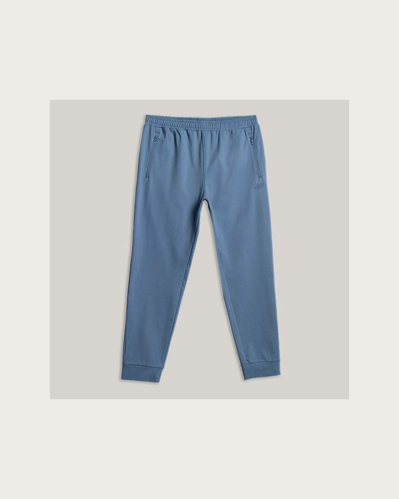 Pánske tepláky 4F TROUSERS FNK M1046-32M-DENIM MELANGE – fotka 5