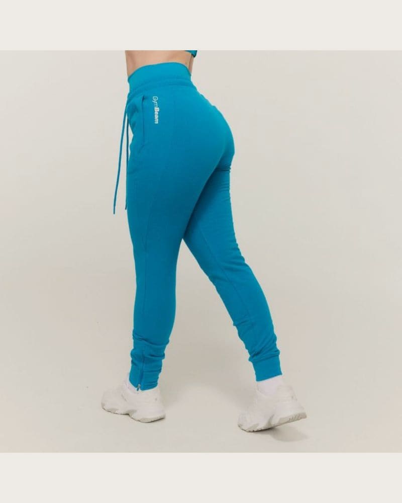 GymBeam Dámske tepláky Limitless Aquamarine XXLXXL