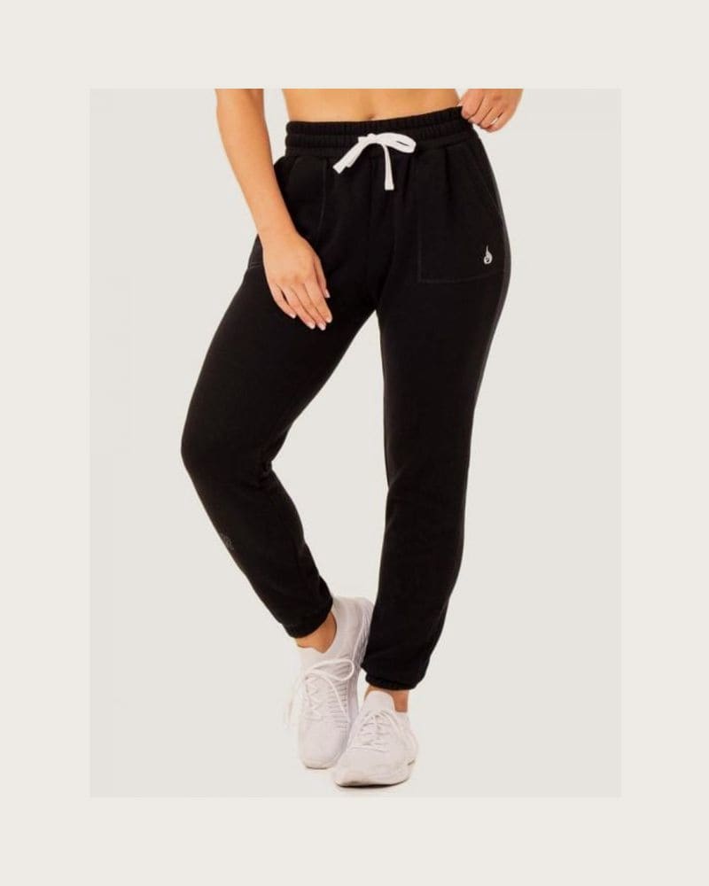 Ryderwear Dámske tepláky Ultimate High Waisted Black XS